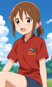 ポロシャツ　アニメ風2