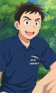 ポロシャツ　アニメ風１