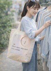 トートバッグ　イメージ女性
